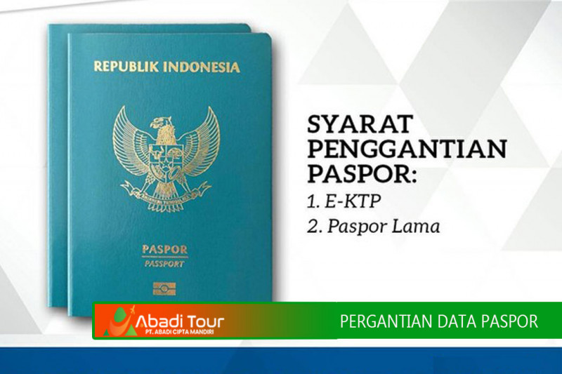 PERUBAHAN DATA PASPOR